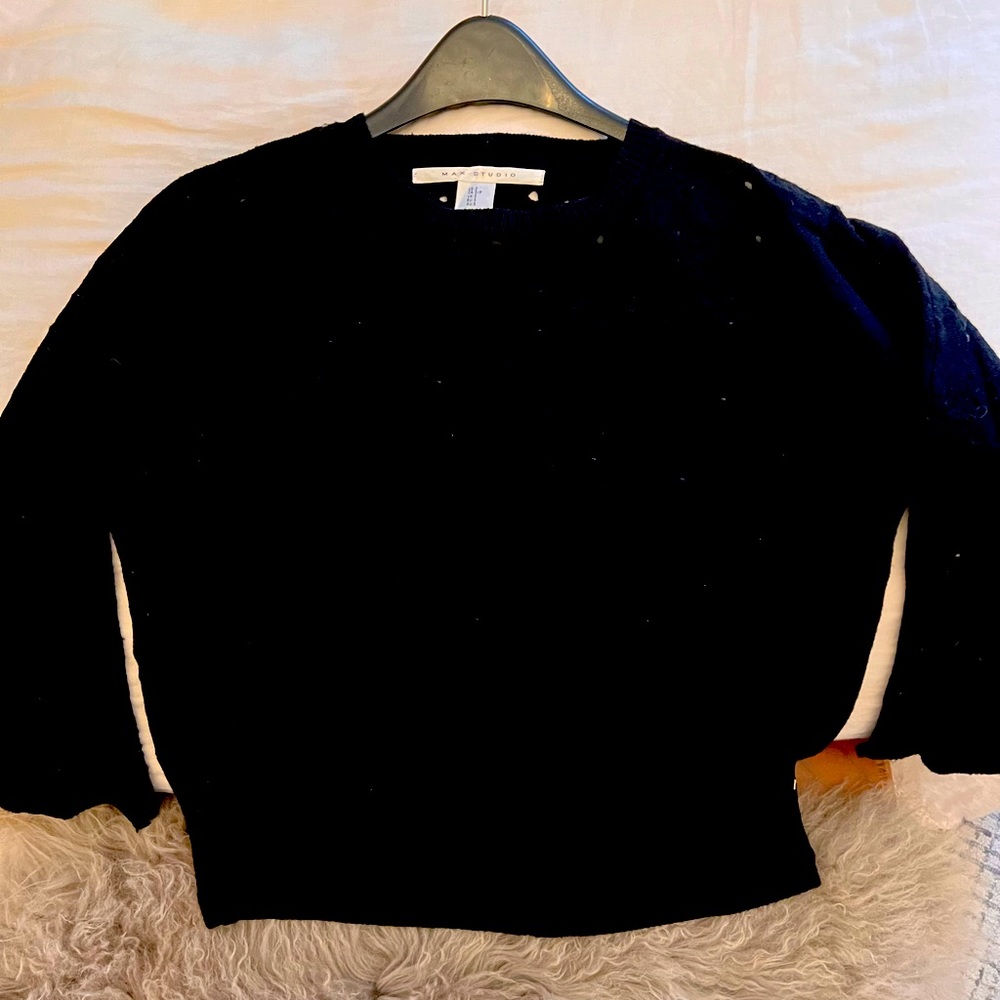 Max Studio Cut Out Pullover